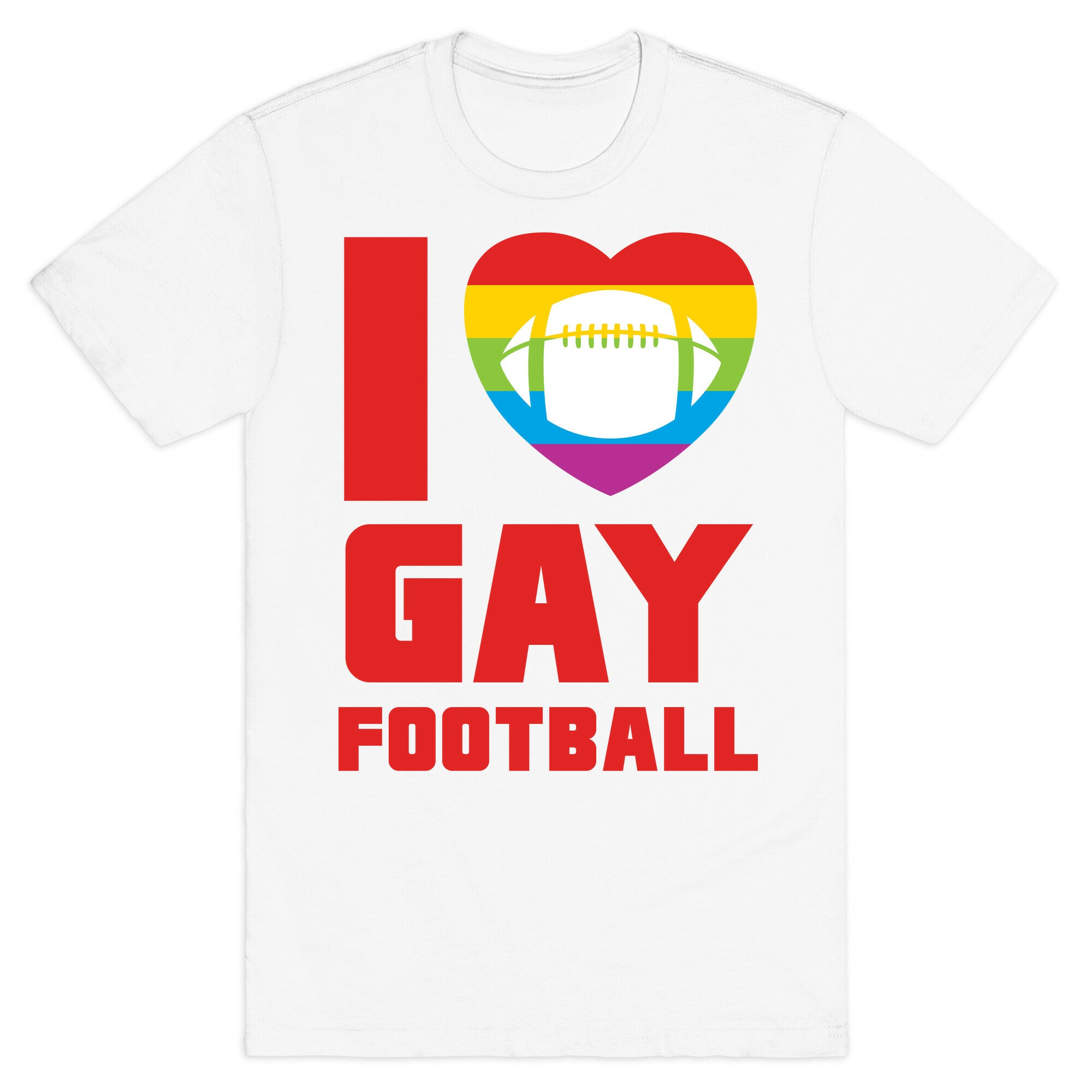 I Love Gay Football T-Shirt